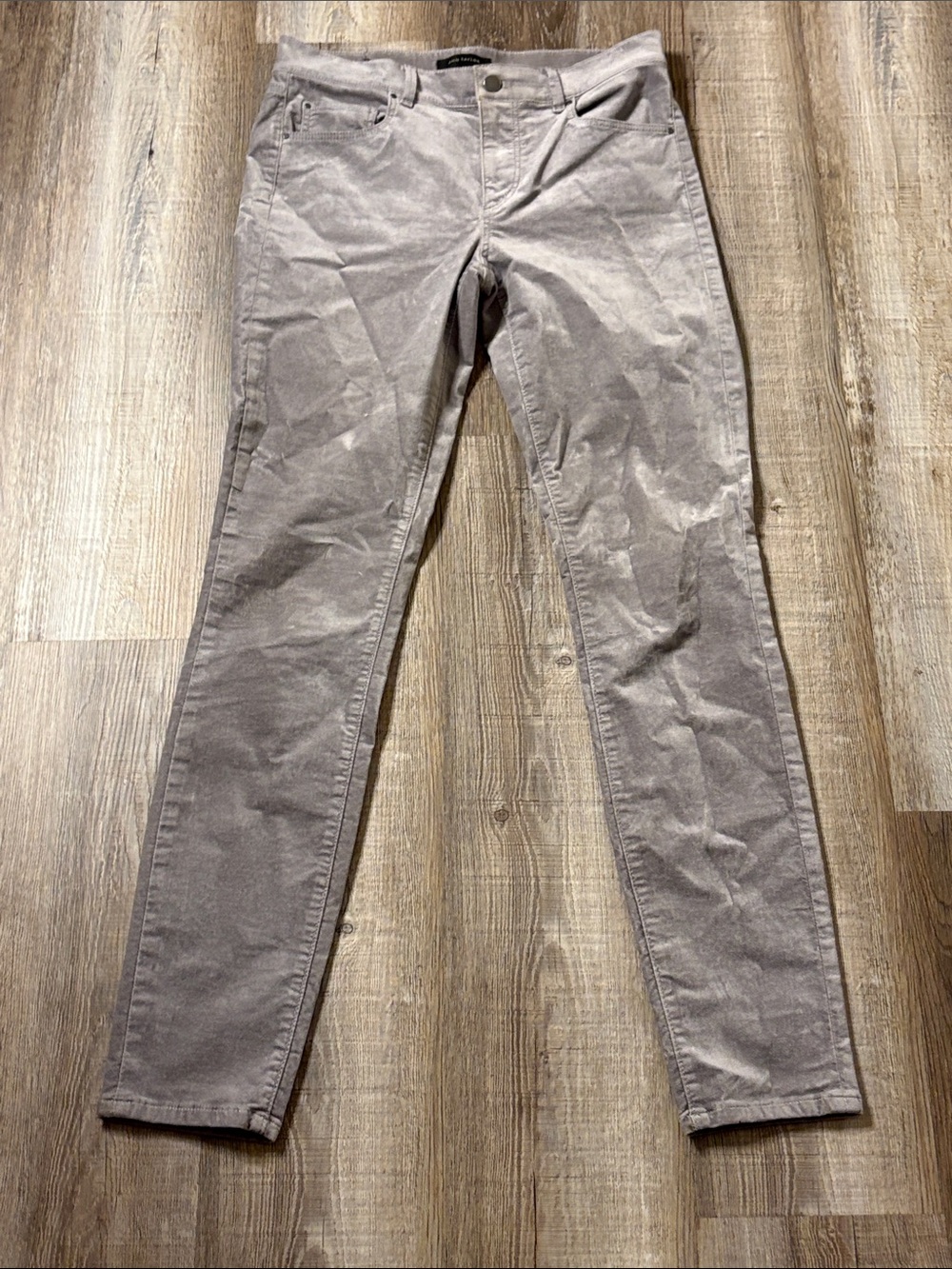 Ann Taylor Skinny Pants in Light Gray